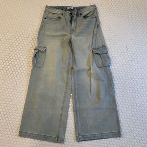 Oliver Logan Light Blue Denim cargo Jeans